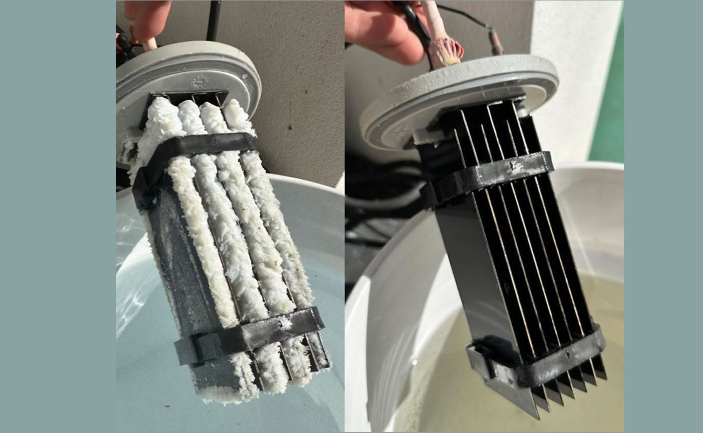 Nettoyer une cellule d’électrolyseur au sel pour piscine